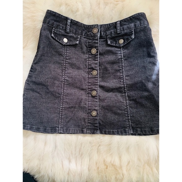 BDG SADIE denim skirt with button- front small - Picture 9 of 11